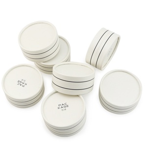 Round Cardboard Simple Wholesale White Jewelry Packaging <b>Gift</b> <b>Box</b> for Rings <b>Earrings</b> Foam Inserts for Jewelry - Product Image 3