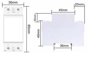Высококачественный двухфазный умный счетчик электроэнергии с беспроводным управлением через приложение Tuya, комбинированной защитой от перенапряжения и отключения по току - Product Image 5