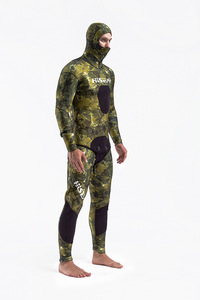 Combinaison de plongée en néoprène Hisea <span class=keywords><strong>Seac</strong></span> 7 mm pour homme, combinaison de plongée divisée, vêtements de pêche et de chasse, matière intérieure CR siamoise, peau lisse - Product Image 5