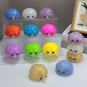 Jouet anti-stress géant en TPR en forme de boulette, jouet sensoriel Kawaii en forme de pain vapeur, unisexe, à partir de 14 ans, décoration de bureau, cadeau - Product Image 2