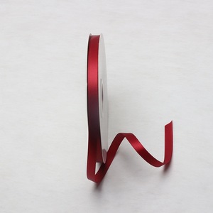 Ruban gros-grain corail uni et double face, lisse, couleurs assorties, personnalisable avec logo, pour badges et nœuds DIY – Stock usine - Product Image 1