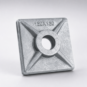 Rondella Curva in Ghisa Pesante, Fornitura all'Ingrosso, Ghisa Malleabile Zincata per Impieghi Gravosi ASTM A536 per Giunti di Elementi Curvi - Product Image 1