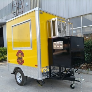 YLROAD Factory Direct Custom Mini <b>Square</b> Food Trailer Compact Mobile Snack Truck for Sale - Product Image 2