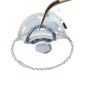 Cinta Adhesiva de Papel Impermeable de Doble Cara, Activada por Agua, para Ensamblaje, con Marcos de PET Multicortados, Serie de Círculos y Puntos - Product Image 2