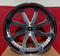 Jantes en alliage d'aluminium forgé Happy Tiger Custom Concave 1/2 pièce 20 22 24 26 pouces pour Cadillac Escalade Jeep Wrangler