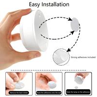 Usine Vente Chaude LED Smart 3AAA Batterie Veilleuse Mini Maison Couloir Alimentation Armoire Éclairage En Plastique Corps Humain Chambre