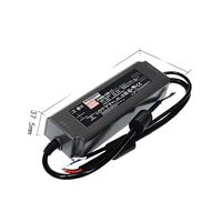 Controlador LED Mean Well PWM de 120W 24V 5A, PWM-120-24 AC-DC, Fuente de Alimentación Conmutada de Voltaje Constante, PFC, Eficiencia del 90%