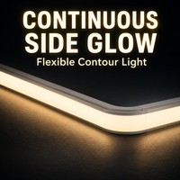 Tira de Luz LED Flexible de Silicona para Decoración de Letreros, 12v 24v, Materiales para Letreros, Luces RGB, Tubo de Luz de Neón