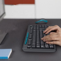 Orijinal MK270 Orijinal Kablosuz Klavye Mouse Seti 2.4 GHz Kompakt Mouse 8 Multimedya Kısayol Tuşları USB Laptop Klavye Seti