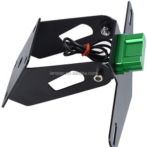 Support de plaque d'immatriculation de moto pour <span class=keywords><strong>Kawasaki</strong></span> NINJA650 Z650 2017-2020 <span class=keywords><strong>2019</strong></span> 2018 <span class=keywords><strong>Z</strong></span> <span class=keywords><strong>650</strong></span> support de cadre de plaque d'immatriculation - Product Image 4