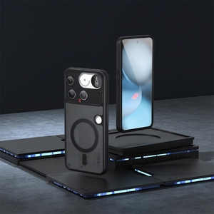 Coque magnétique mate antichoc effet peau avec airbag pour Nothing Phone 3, 3a Pro, 3a Lite, CMF 2 Pro – Vente en gros - Product Image 3