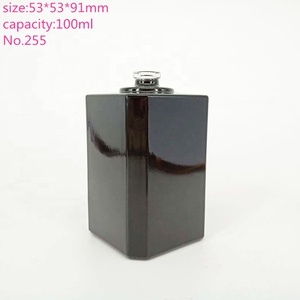 Hotsale 100ml bottiglia di profumo nero opaco marca di profumo bottiglia di vetro con tappo nero opaco azienda di produzione I - Product Image 6