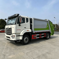 Camion compacteur de déchets SINOTRUK HOWO NX 6X4 16CBM 371HP 9.726L Empattement 3815 25 tonnes