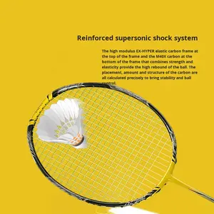 Racchetta da Badminton per Adulti in Fibra di Carbonio Ultra-leggera <span class=keywords><strong>Kes</strong></span> 1000z Produttore - Product Image 4