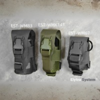 Équipement tactique Molle Convertible MK141 Frag Flashing Grenad Shock Device Size Pouch KC-13 M84 MK3A2 M7290 Dummy Models MU