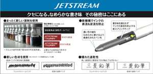 Best Seller Oil-Based 0.7mm No Resistance Standard Japanese Uni JETSTREAM <b>Ballpoint</b> <b>Pen</b> - Product Image 4