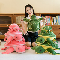 Peluche Tortue de Mer Rose/Bleue de Simulation de Dessin Animé, Coussin de Canapé, Mignon, Petit Cadeau pour Enfants Filles, Poupée pour Machine à Pinces
