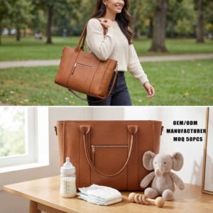 <span class=keywords><strong>Sac</strong></span> de transport isotherme en cuir végétalien de qualité supérieure pour biberons de <span class=keywords><strong>jumeaux</strong></span>, idéal pour les nouveau-nés et la garderie - Vente en gros directe usine OEM - Product Image 4