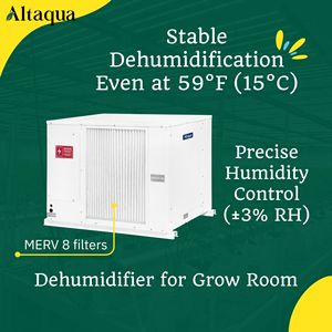 Altaqua Grow Room Temperature Control <b>Dehumidifier</b> for Grow Container - Product Image 1