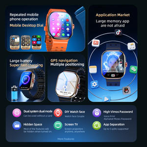 Reloj Inteligente HKSF P2 con Doble Modo, Doble Sistema, Llamadas por SIM y Bluetooth, Voz Inteligente, Pantalla AMOLED de 2.13'', Batería de 1380mAh para Android - Product Image 4