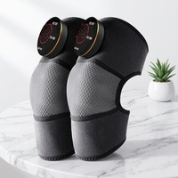 Masseur de jambes et de mollets à compression d'air pour toute la jambe, pliable, avec fonction chauffante