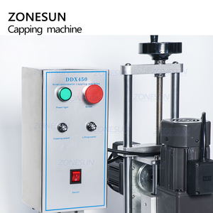 Zonesun เครื่องพ่นน้ำ ZS-XG450ไฟฟ้ากึ่งอัตโนมัติ, เครื่องปิดฝาขวดฆ่าเชื้อด้วยสกรูสำหรับวางบนโต๊ะ - Product Image 3
