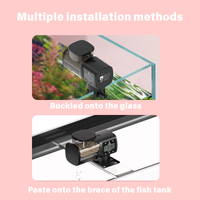 Distributeur automatique d'aliments pour aquarium 500 ml grande capacité, programmable intelligent pour poissons rouges et koïs en vacances