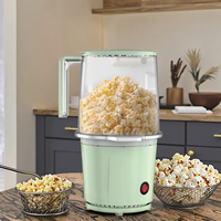 Hot New Electric Popcorn Maker Popper familial sans huile en plastique pour un usage domestique