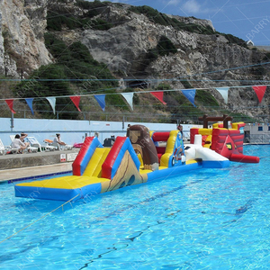 Parc aquatique jeu <span class=keywords><strong>piscine</strong></span> extérieure PVC course parcours d'obstacles <span class=keywords><strong>piscine</strong></span> flottant gonflable parcours d'obstacles pour l'eau - Product Image 2