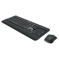 Clavier sans fil ergonomique rétroéclairé LED à ciseaux pleine taille MK540 et souris, ensemble multifonctionnel étanche