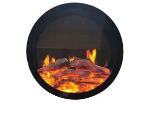 特殊设计圆形模拟噼啪声视频火灾场所