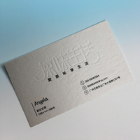 Cartes de vœux publicitaires en carton UV avec estampage de logo en feuille d'or personnalisée de luxe, impression de cartes postales, cartes de remerciement d'entreprise personnalisées