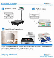 SWJ SUP91 Capteurs de pesage à point unique en alliage d'aluminium haute capacité, certifiés IP65, OIML et CE, à signal analogique, pour balances de laboratoire et de commerce