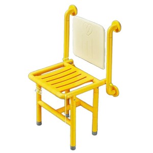 Siège de douche mural pliable, largeur 43,5 cm, chaise de sécurité antidérapante pour personnes âgées et handicapées - Product Image 5