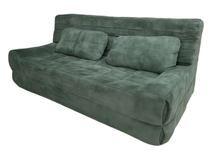 โซฟาผ้ากำมะหยี่แบบทัฟท์ บีบอัดแน่น หุ้มเบาะนุ่มสบาย สำหรับห้องนั่งเล่น อพาร์ทเมนท์ เฟอร์นิเจอร์ในร่ม ผลิตตามสั่งจากโรงงาน - Product Image 5