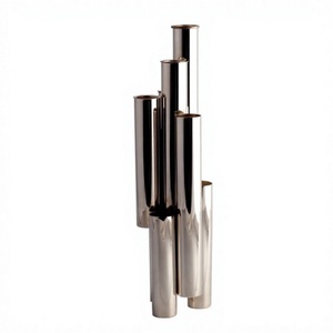 Modern Stainless steel Red finish Floor <b>Vase</b> Handmade Design Decorative for Home Office wedding use - Product Image 2