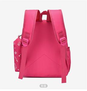 Kız Çocukları İçin Karikatür Astronot Desenli Su Geçirmez Oxford Sırt Çantası, Kalemlikli Anaokulu Okul Çantası - Product Image 5