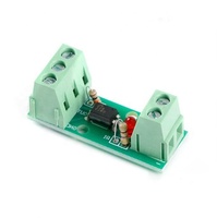 Módulo de Aislamiento Optoacoplado de 1 Canal PC817 EL817 3V-5V 12V 24V, Aislador Fotoeléctrico con Soporte de Riel, Placa de Motor de Accionamiento PLC