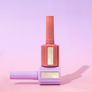 Boccetta in vetro da 12ml per smalto gel colorato, nuovo stile, personalizzabile con il tuo logo, design personalizzato, con pennello integrato - Product Image 3