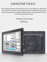 PC industriel à écran tactile HMI personnalisable, VGA, Android, applications médicales, IP65, 1920x1080, aluminium, en stock