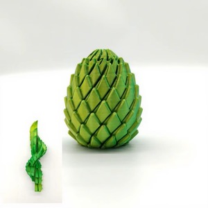 Bola de Slime Deformable Impresa en 3D, Juguete Creativo Antiestrés con Forma de Huevo de Dragón Giratorio, Nuevo Modelo de Juguete Deformable - Product Image 6