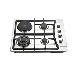 factory home appliances kitchen gas and electric combi stove built-in 4 burners kitchen electric hob gas stove cooktops