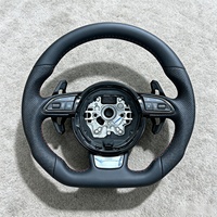 Volant de voiture sport en cuir personnalisé, accessoires automobiles les plus vendus pour Audi A3 A4 A5 A6L A8 Q5 Q7 Q8 S6 S7 TT B8 B9