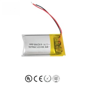 <span class=keywords><strong>Torch</strong></span> ánh sáng chu kỳ sâu có thể sạc lại pin 3.7V Li-polymer pin 801525 250mAh pin - Product Image 5