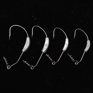 SUPERIORFISHING ตะขอไร้วัชพืชจิ๊กหัวตะกั่วฤดูใบไม้ผลิหนอนตะขอถ่วงน้ําหนักท้องสกรูล็อคตะขอโลหะตกปลาล่อ JYD22 - Product Image 6