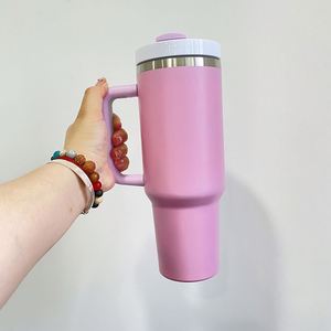 Gobelet isotherme en acier inoxydable H2.0 de 40 oz avec poignée et paille, couleurs assorties, vierges pour sublimation, pour cadeau adulte, maintien thermique 6-12 heures - Product Image 3