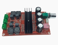 Amplificateur numérique à tube XH-M190 Carte audio TPA3116 Amplificateur audio de puissance 2.0 Classe D Amplificateurs stéréo HIFI amplificateur DC12-24V 2*100W