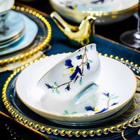 Nouveaux bols de vaisselle de luxe légers ensemble de vaisselle en porcelaine de grande valeur pour la maison