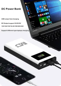 Best High Capacity Multi-Port Quick Charger Powerbank Portable UPS Function USB Port 5/7/9/12/14/19/24V DC Outputs Wifi Devices