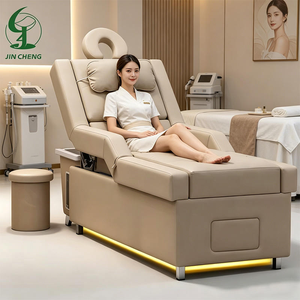 Lettino da Spa Jincheng Moderno Completamente Reclinabile per Aromaterapia, Tavolo da Massaggio Thailandese per la Testa e Lavatesta con Circolazione dell'<span class=keywords><strong>Acqua</strong></span> per Salone di Bellezza - Product Image 1